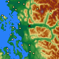 Nearby Forecast Locations - Sedro-Woolley - Map