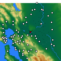 Nearby Forecast Locations - Collinsville - Map