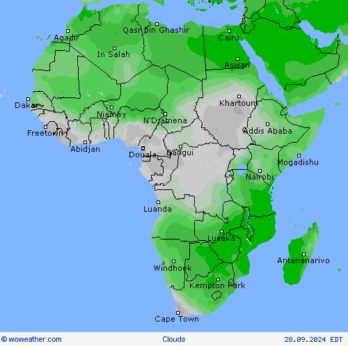 Duration of sunshine Forecast maps