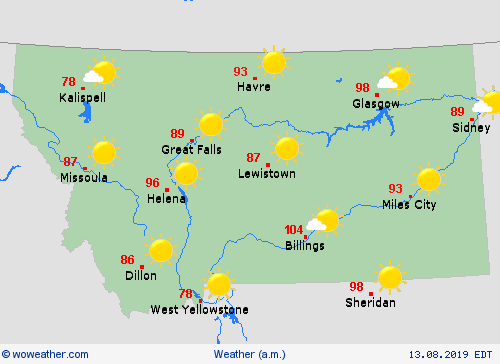 overview  USA Forecast maps