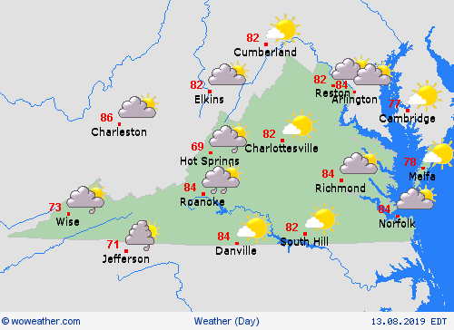 overview  USA Forecast maps