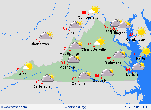 overview  USA Forecast maps