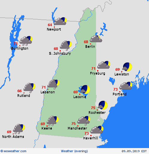 overview  USA Forecast maps