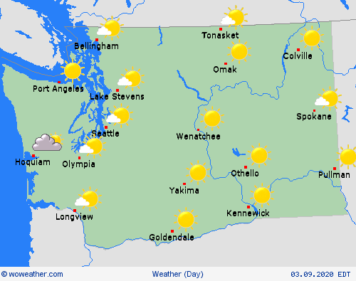 overview  USA Forecast maps