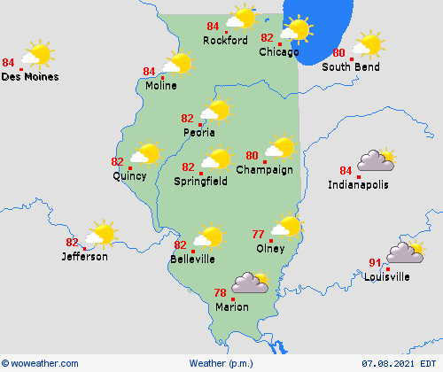 overview  USA Forecast maps