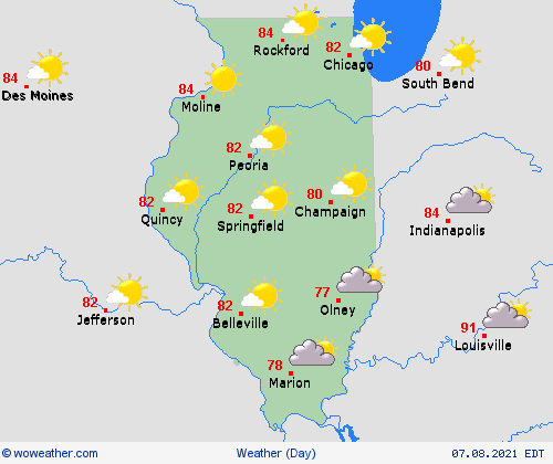 overview  USA Forecast maps