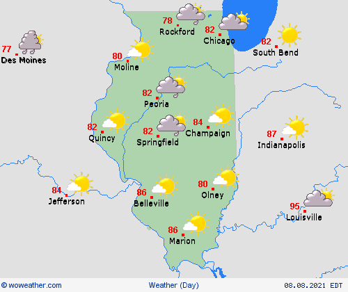 overview  USA Forecast maps