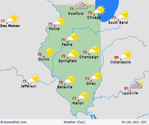 overview  USA Forecast maps