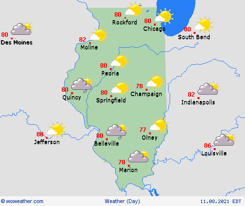 overview  USA Forecast maps