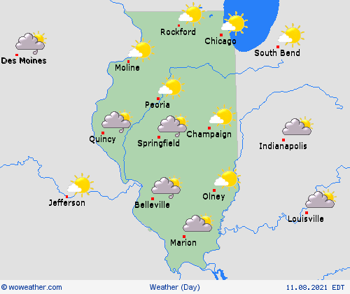 overview  USA Forecast maps