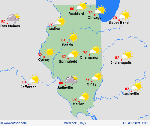 overview  USA Forecast maps