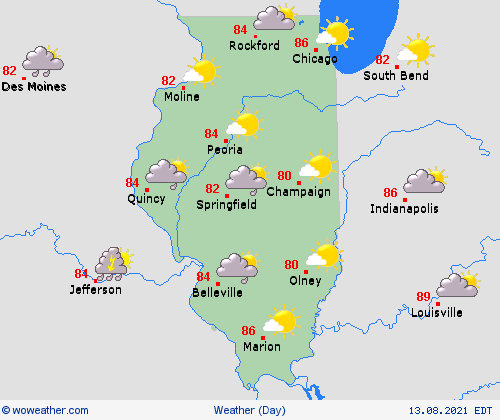 overview  USA Forecast maps