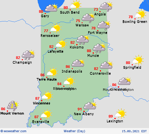 overview  USA Forecast maps