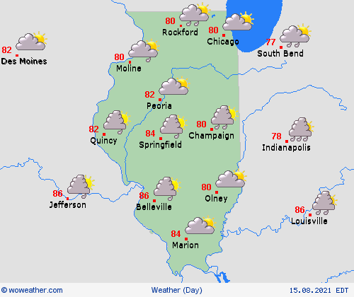 overview  USA Forecast maps