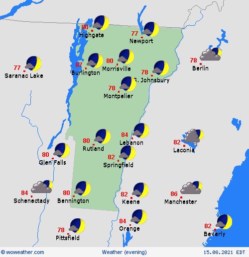 overview  USA Forecast maps