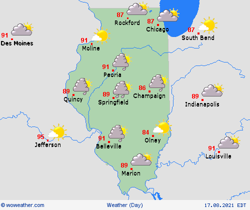 overview  USA Forecast maps