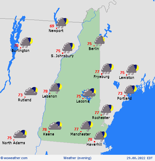 overview  USA Forecast maps