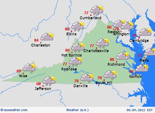 overview  USA Forecast maps