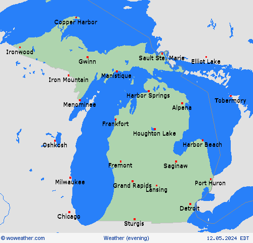 overview  USA Forecast maps