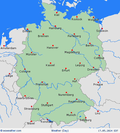 overview Germany Europe Forecast maps