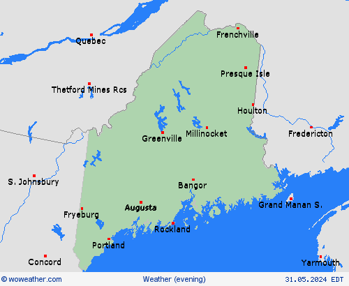 overview  USA Forecast maps