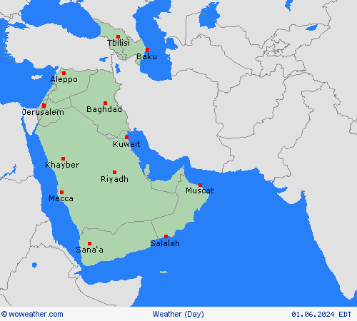 visión general  Asia Mapas de pronósticos