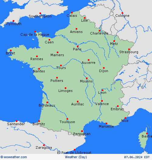 overview France Europe Forecast maps