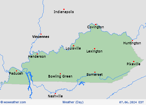 visión general  USA Mapas de pronósticos