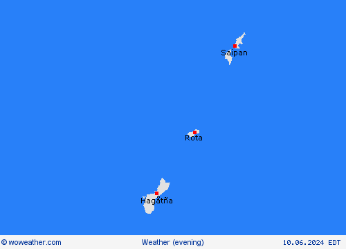 overview Marianen Oceania Forecast maps