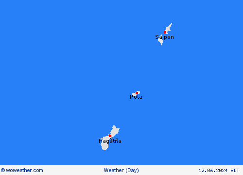 overview Marianen Oceania Forecast maps