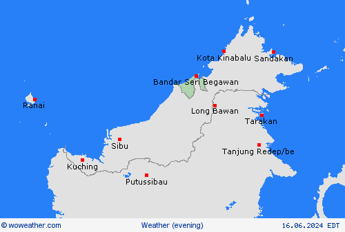 overview Brunei Asia Forecast maps