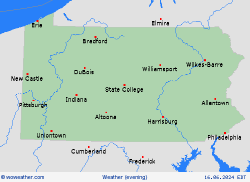 overview  USA Forecast maps