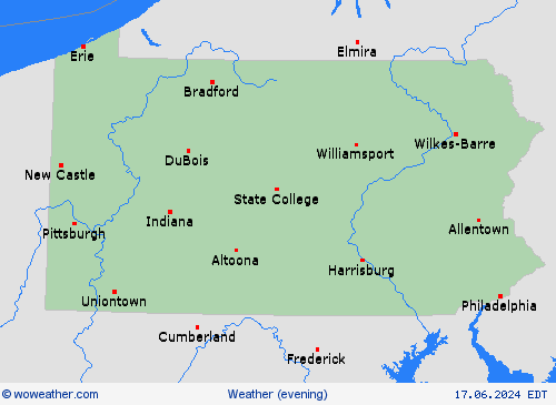 overview  USA Forecast maps