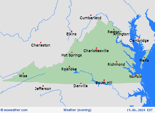 overview  USA Forecast maps