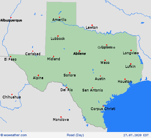 road conditions  USA Forecast maps