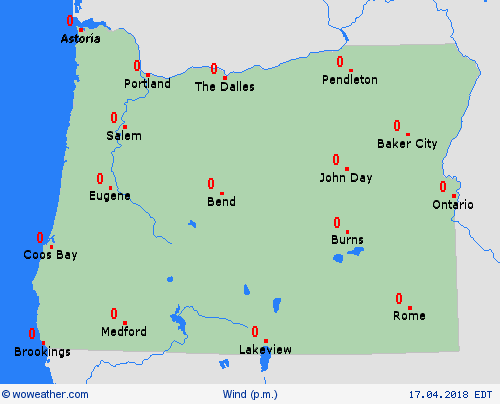 wind  USA Forecast maps