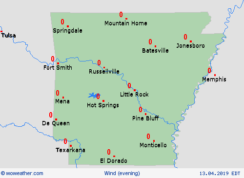 wind  USA Forecast maps