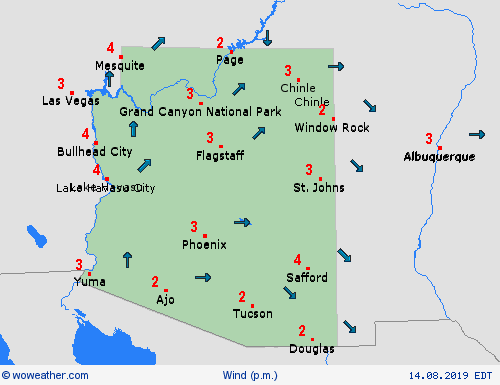 wind  USA Forecast maps