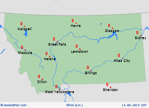 wind  USA Forecast maps