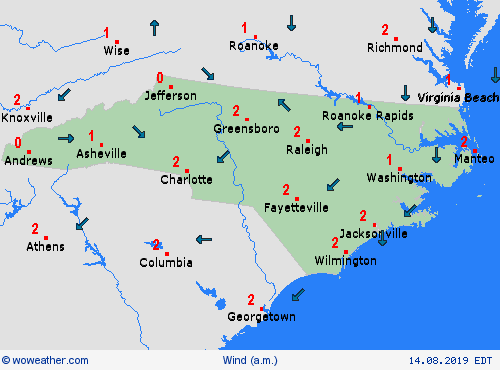 wind  USA Forecast maps