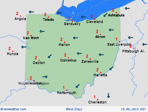 wind  USA Forecast maps