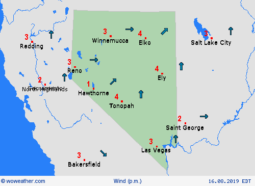 wind  USA Forecast maps