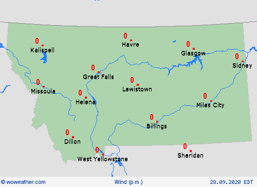 wind  USA Forecast maps