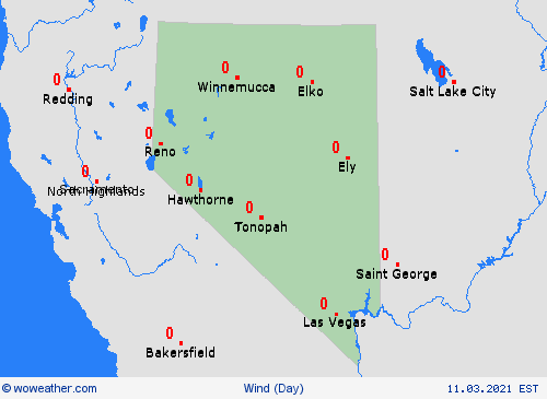 wind  USA Forecast maps