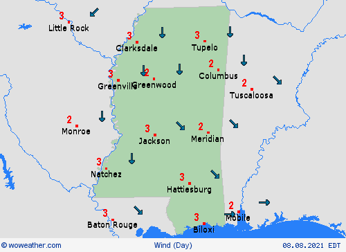 wind  USA Forecast maps