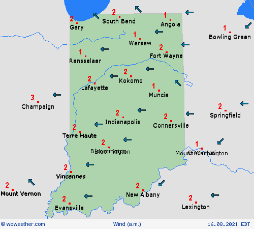 wind  USA Forecast maps