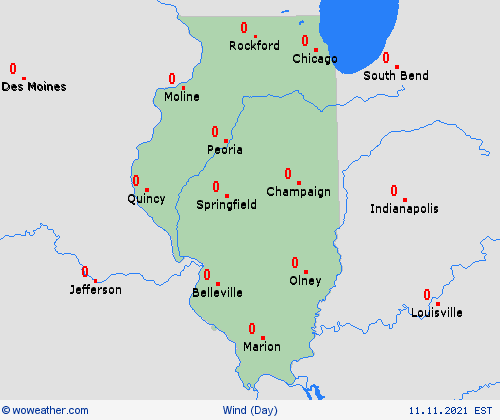 wind  USA Forecast maps