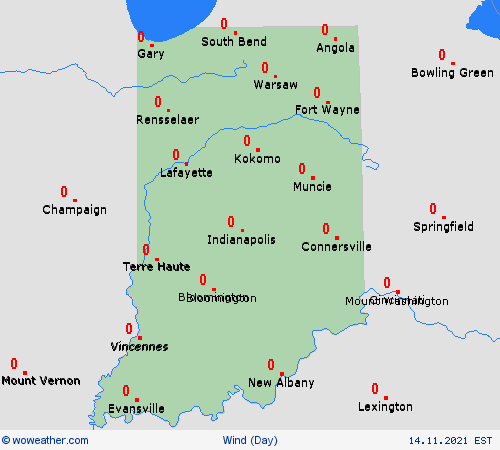 wind  USA Forecast maps