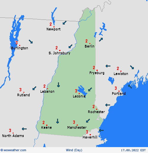 wind  USA Forecast maps