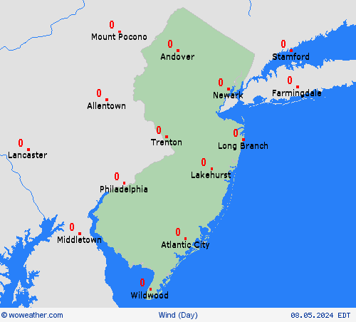 wind  USA Forecast maps